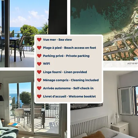 Solmar2 A 100 M, Terrasse Vue Mer, Parking, Wi-fi * Roses