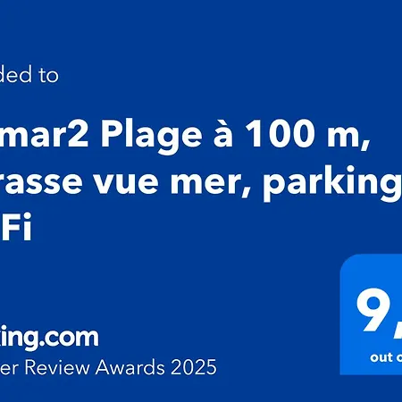 Solmar2 A 100 M, Terrasse Vue Mer, Parking, Wi-fi Apartment Roses